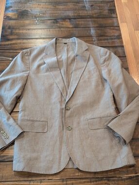 J. Crew Ludlow Slim Fit Unstructured Blazer Irish Linen Blend Baird McNutt
